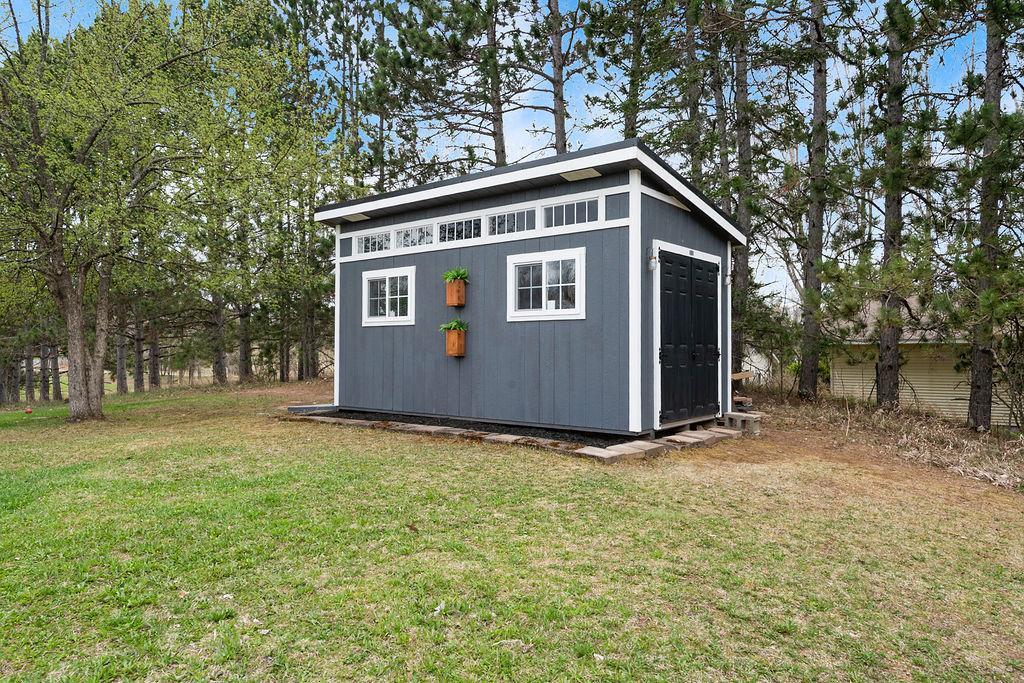 Heated Office Shed with Storage