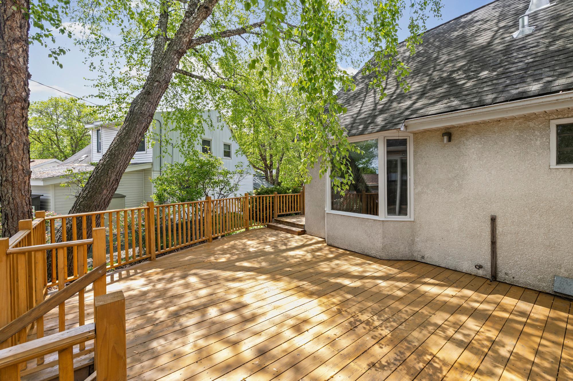 Back Deck w/ Access through Sunroom