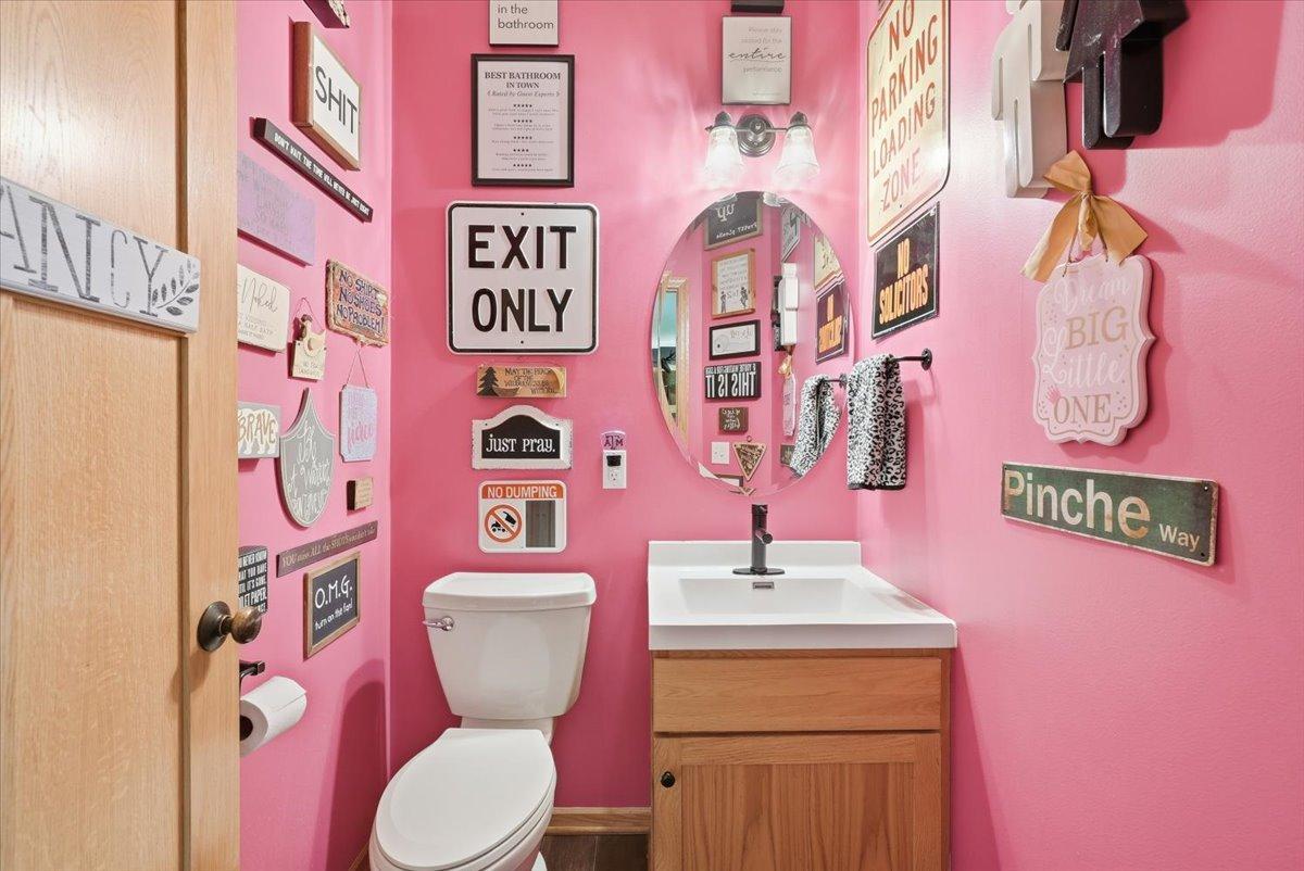 Main Level Half Bath.