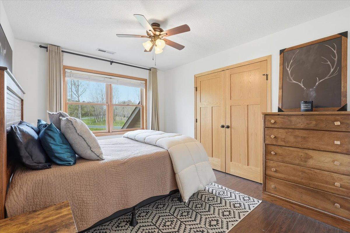 Upper level bedroom three.
