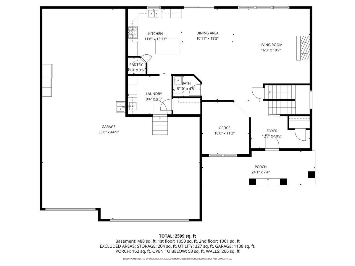Main Level Floor Plan