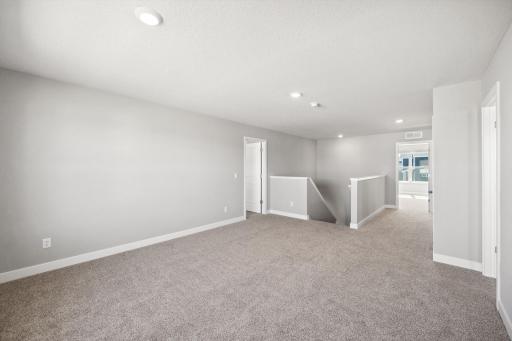 Upper level loft/2nd family room.