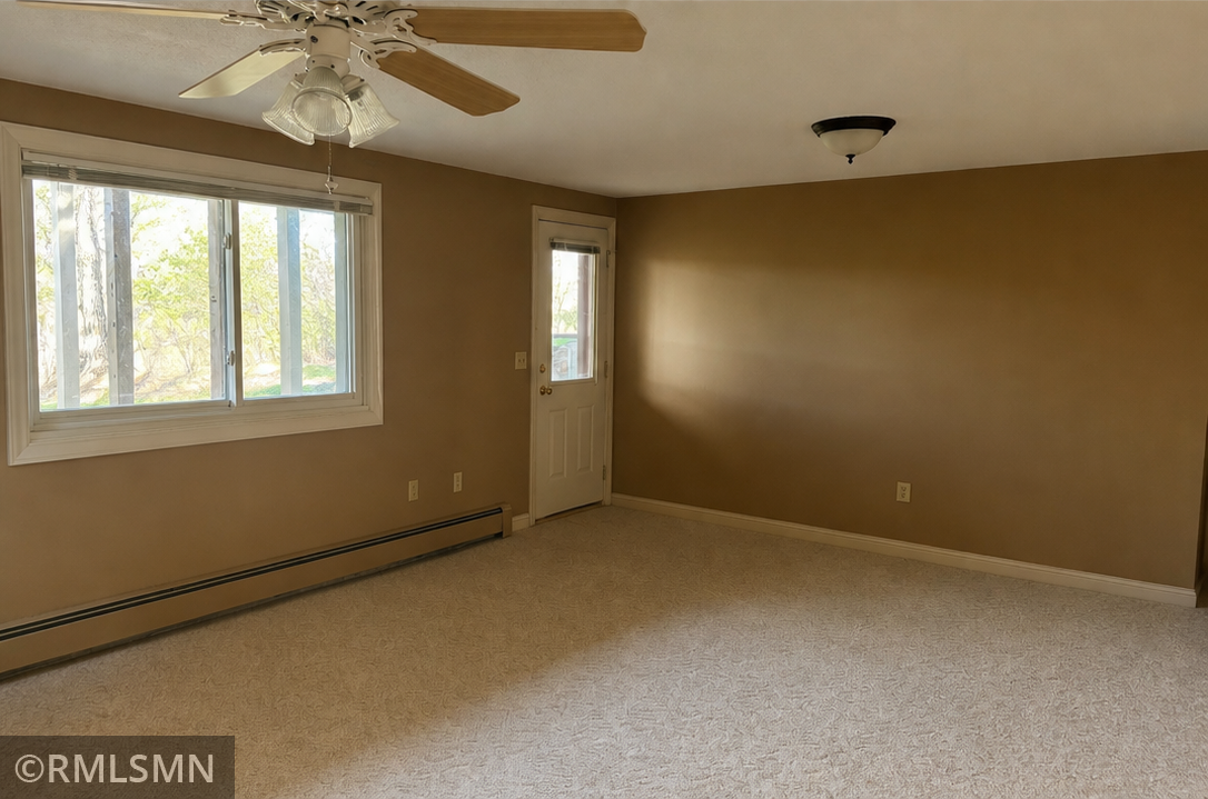 Family room with access to patio