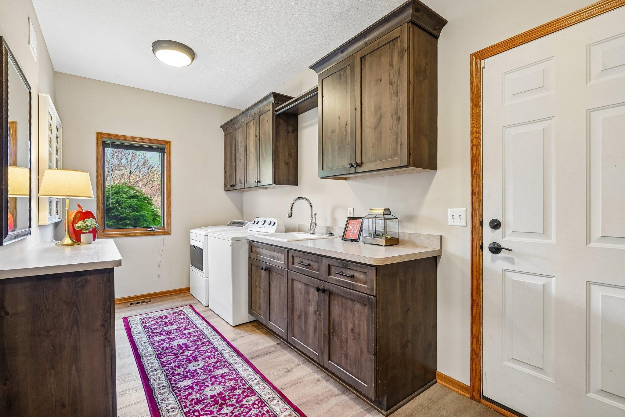 Main floor laundry/mudroom.