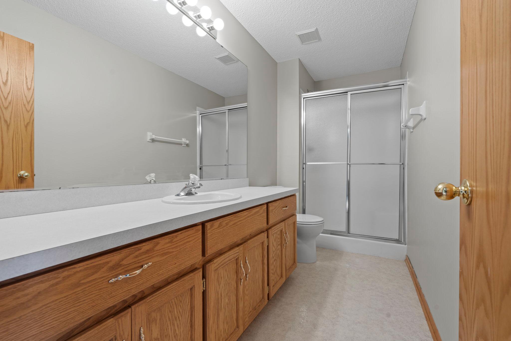 3/4 bathroom - Lower level