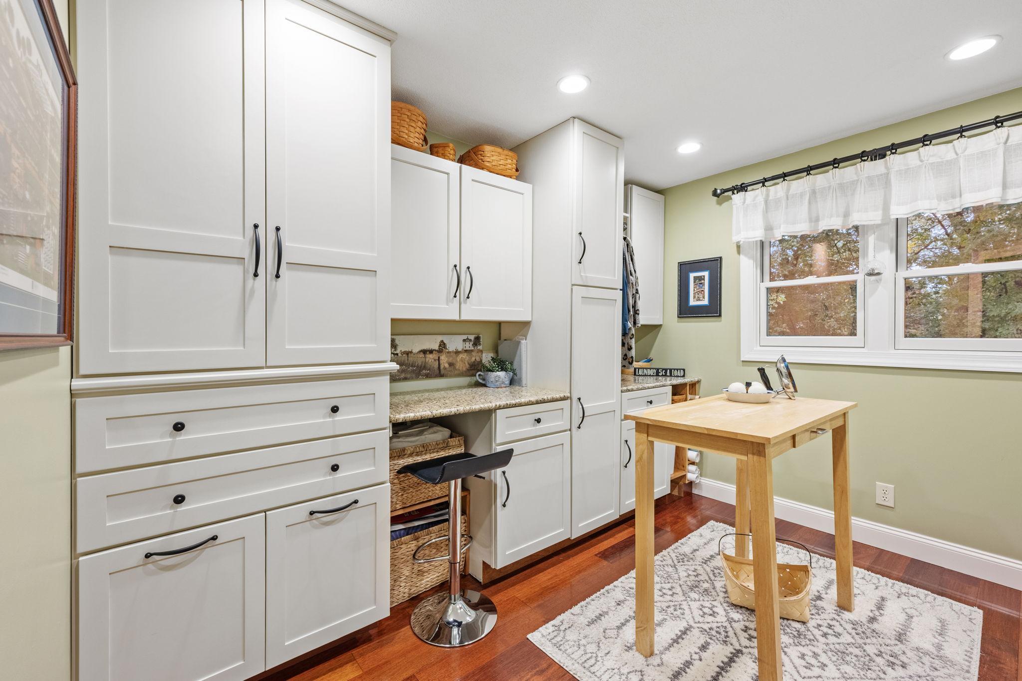 Upper level laundry room of our dreams!