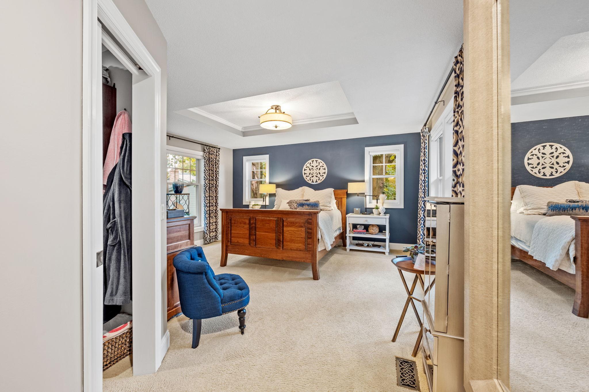 Stunning primary suite
