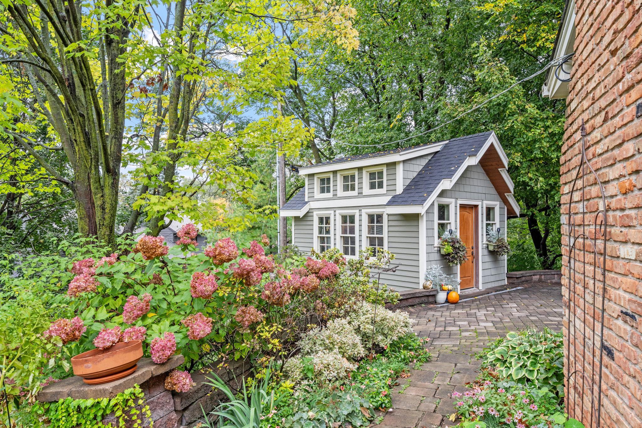 Two-Story Shed with loft and walk-out basement!