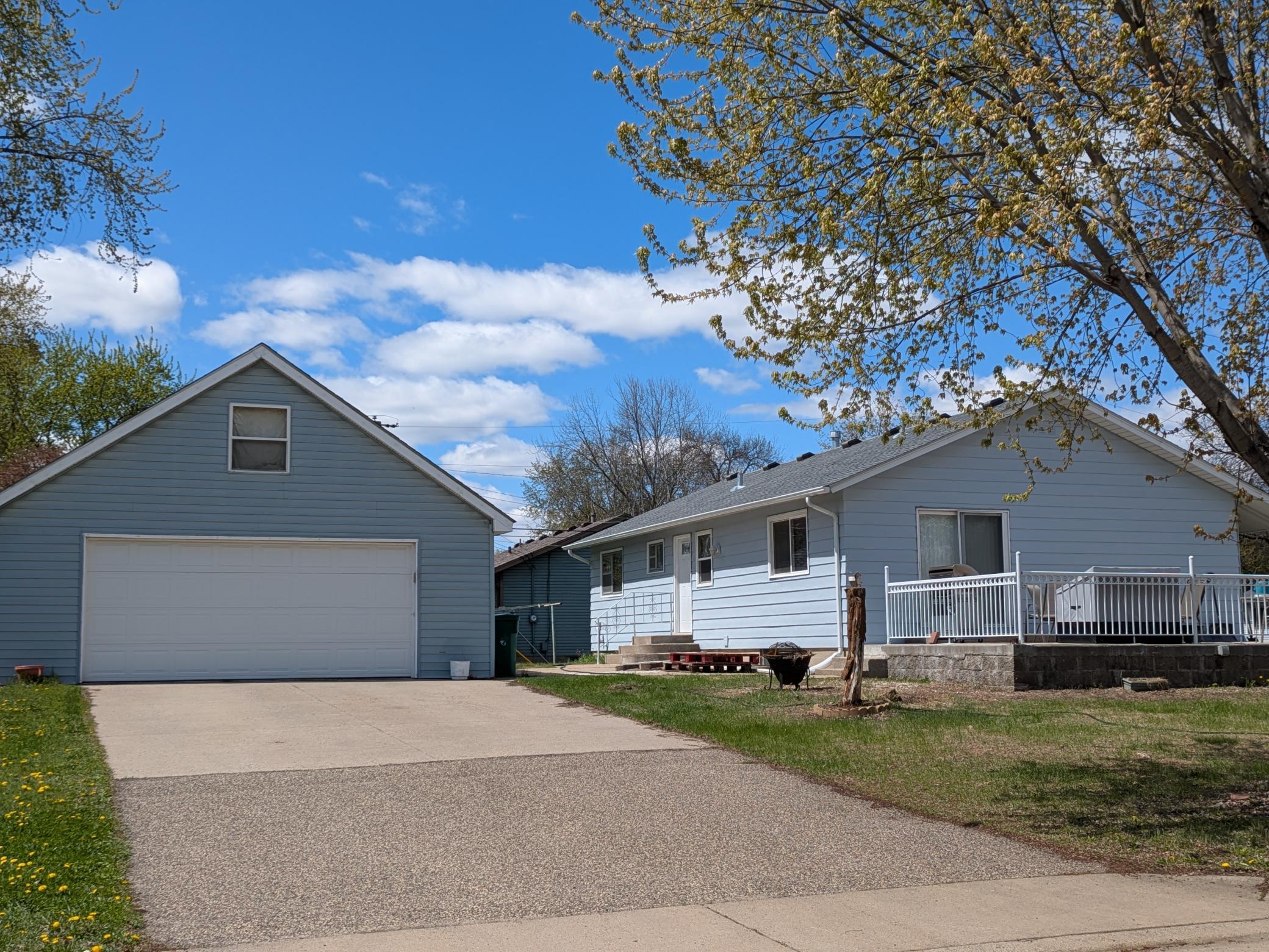 4 bedroom home & 4 car garage