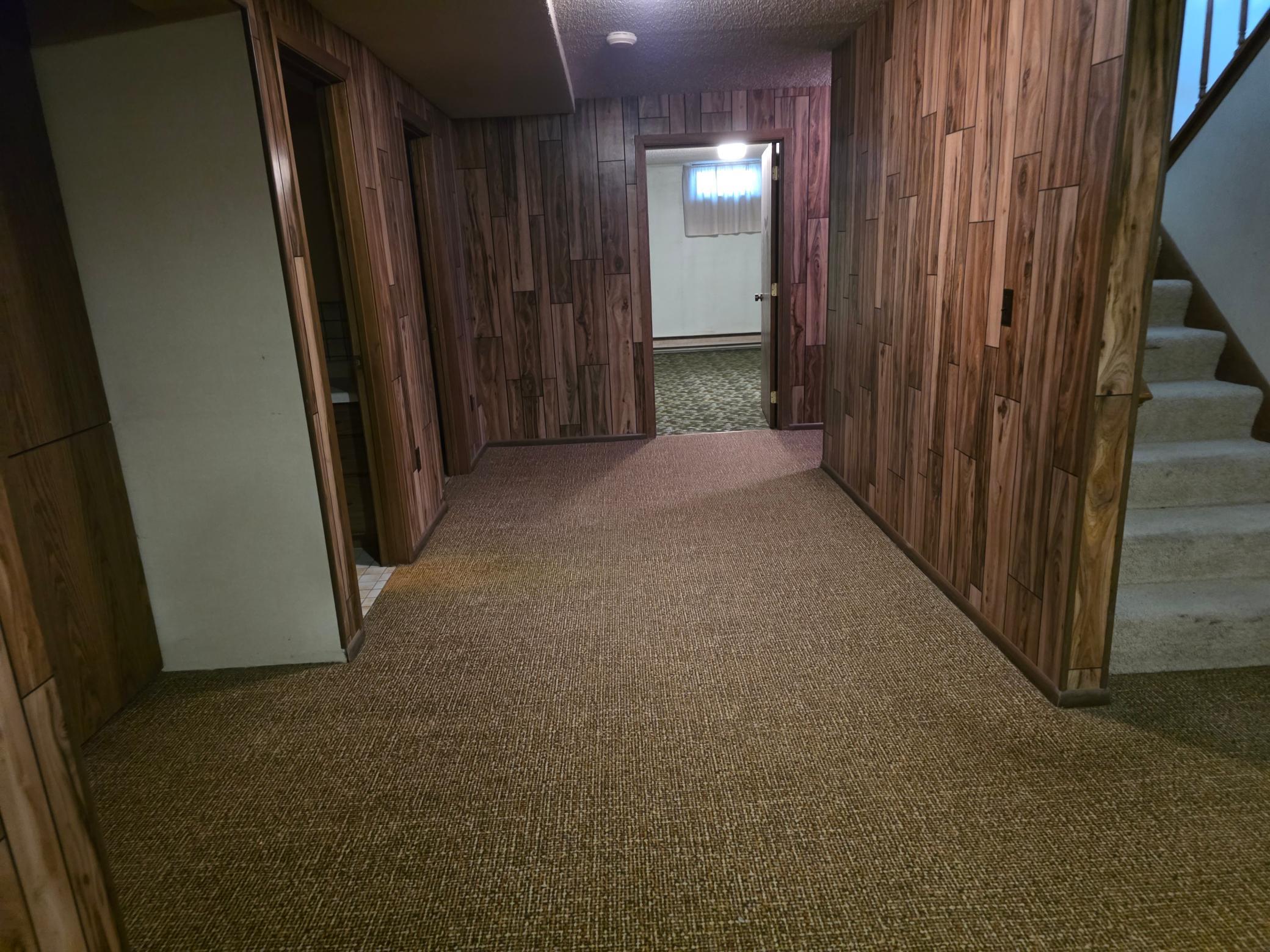 Basement hallway