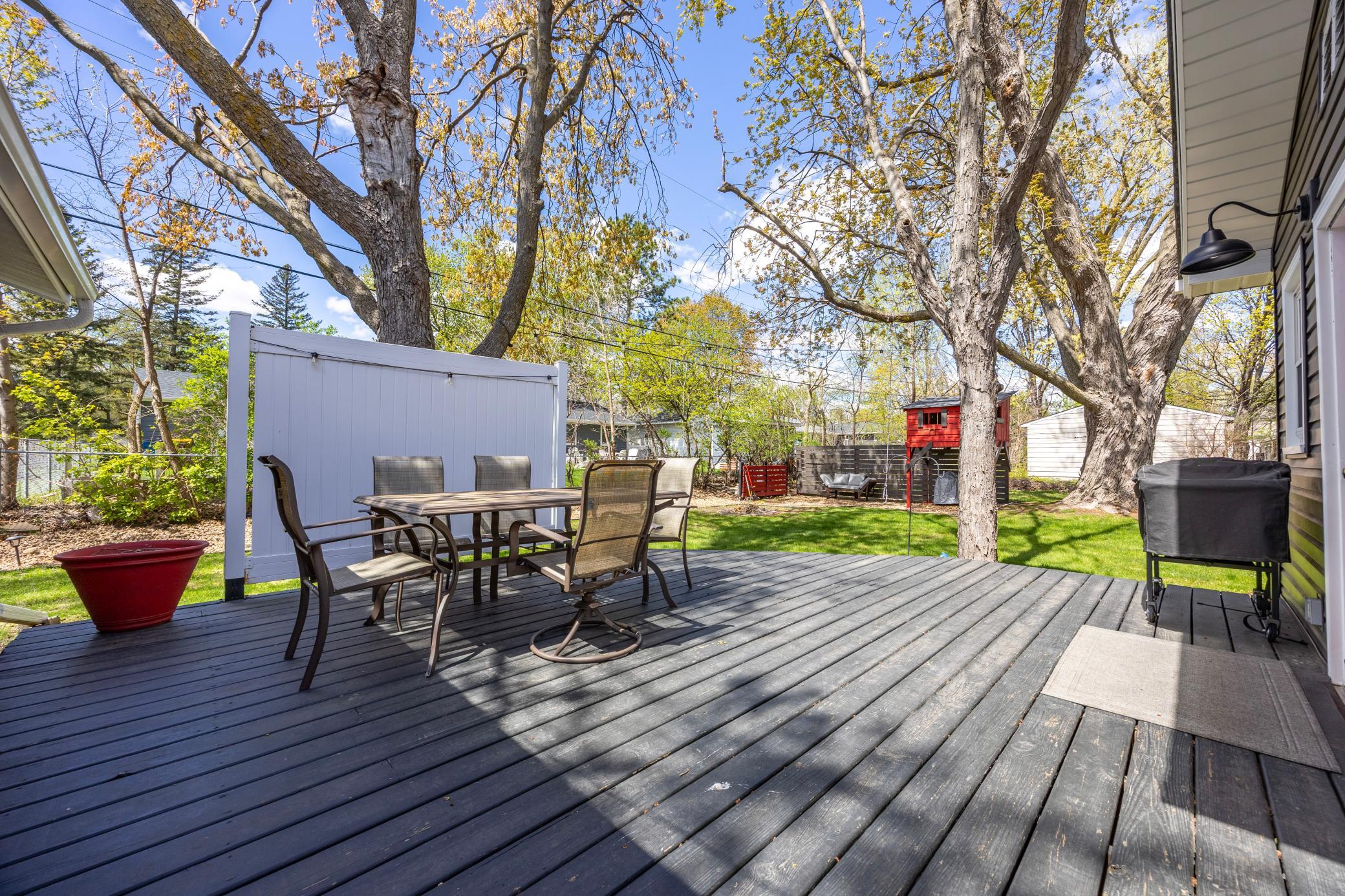 Backyard patio