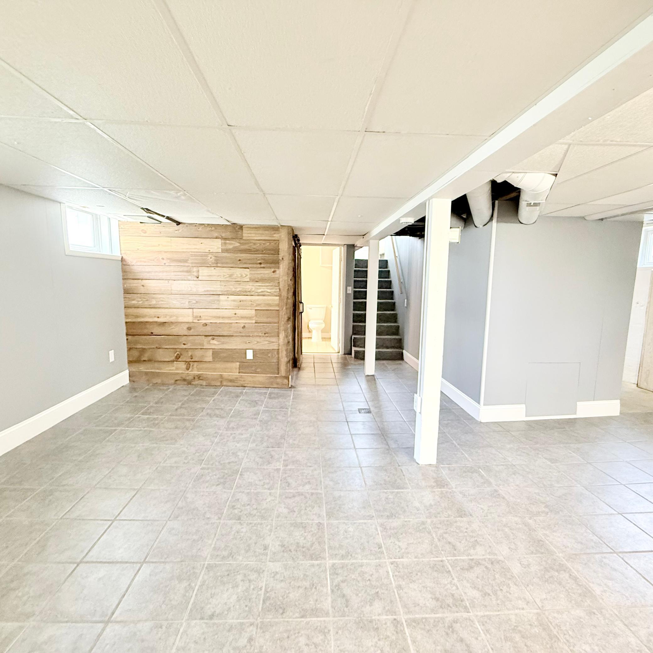 View to Laundry and Lower Level Bathroom