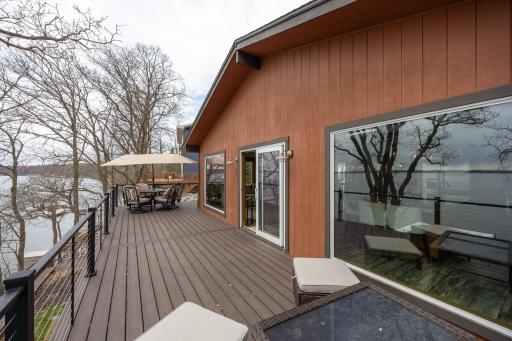 Back yard deck