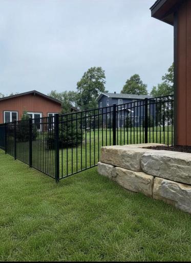 Fenced yard