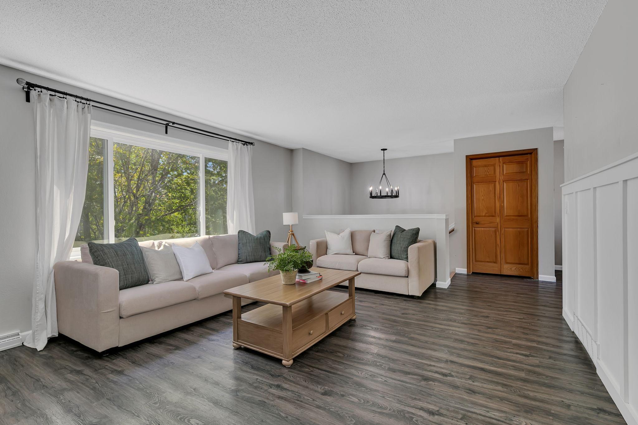 Upper level living room