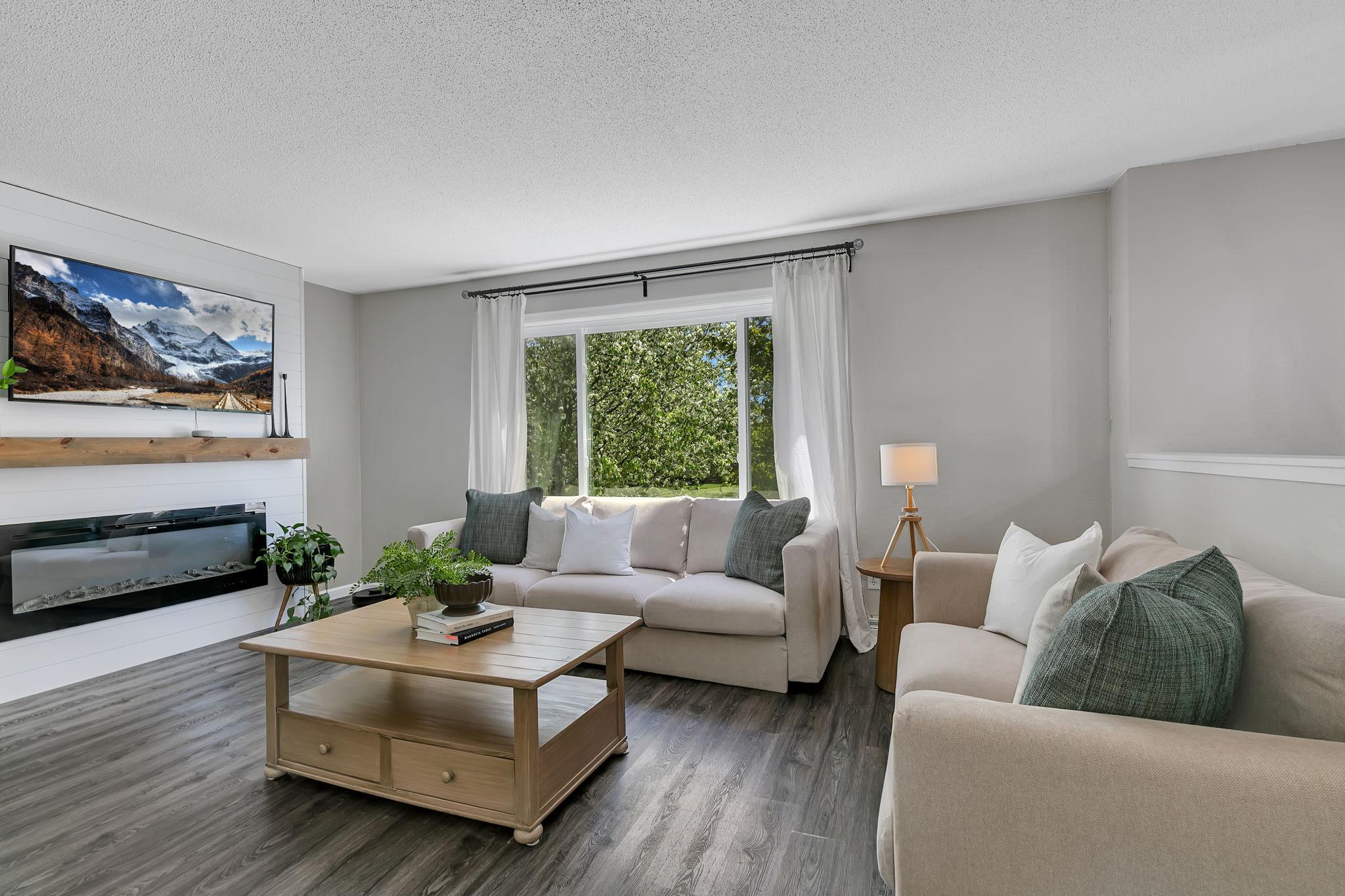 Upper level living room