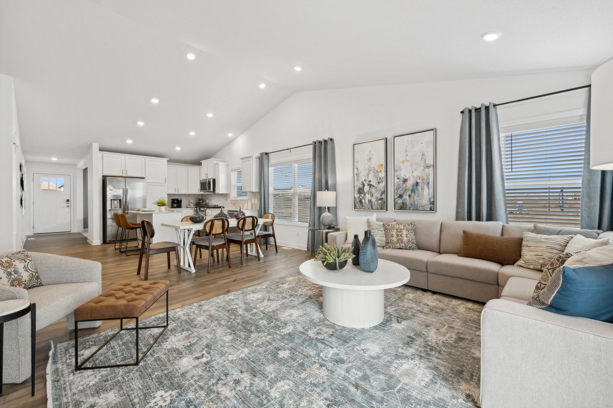 (Photo of decorated model, actual home's finishes will vary) A great place to spend a night in with family and friends!