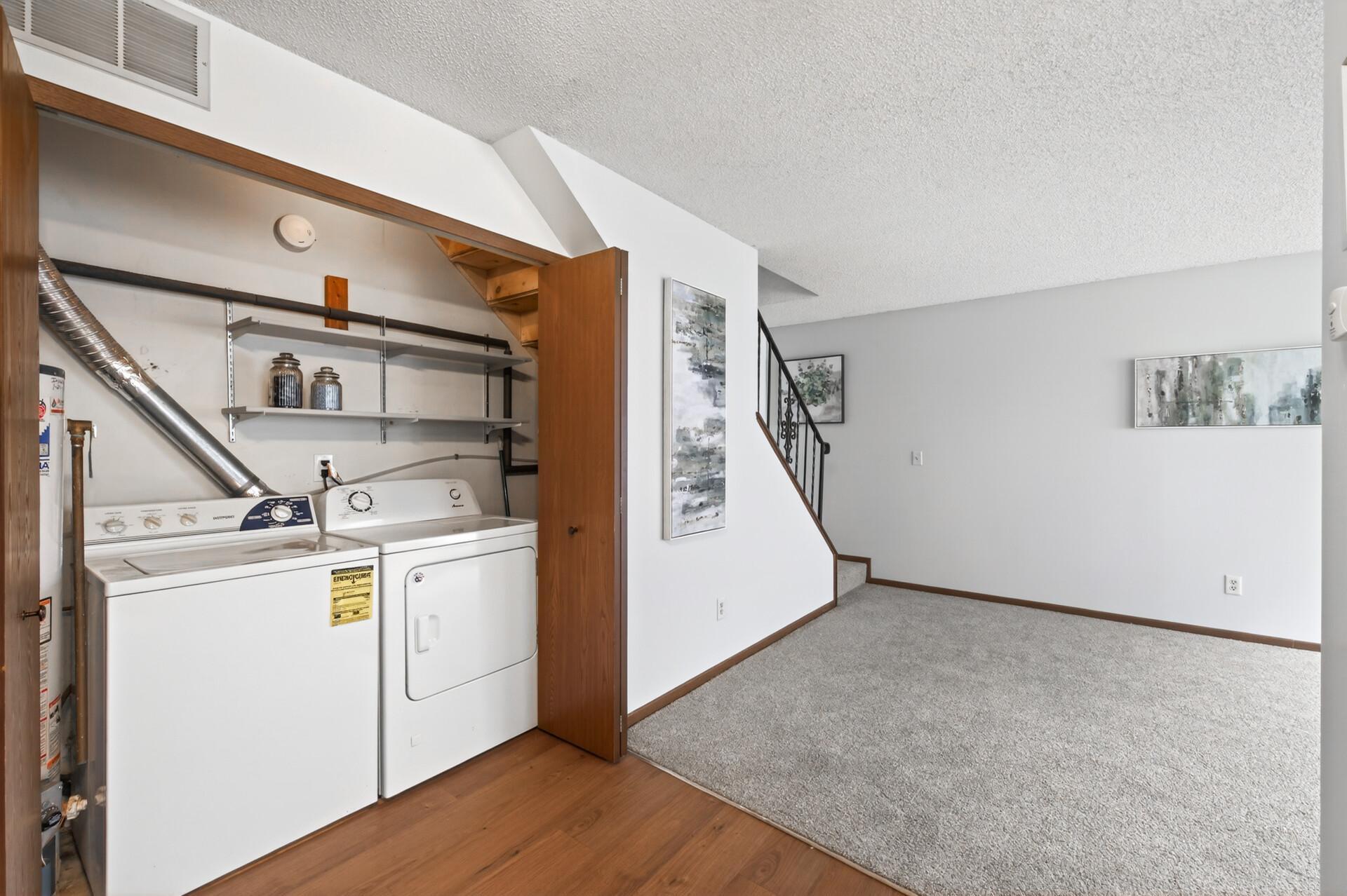 Laundry on the main level