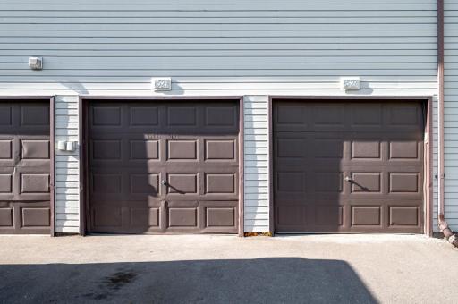 Single stall garage walks right into the kitchen/dining area
