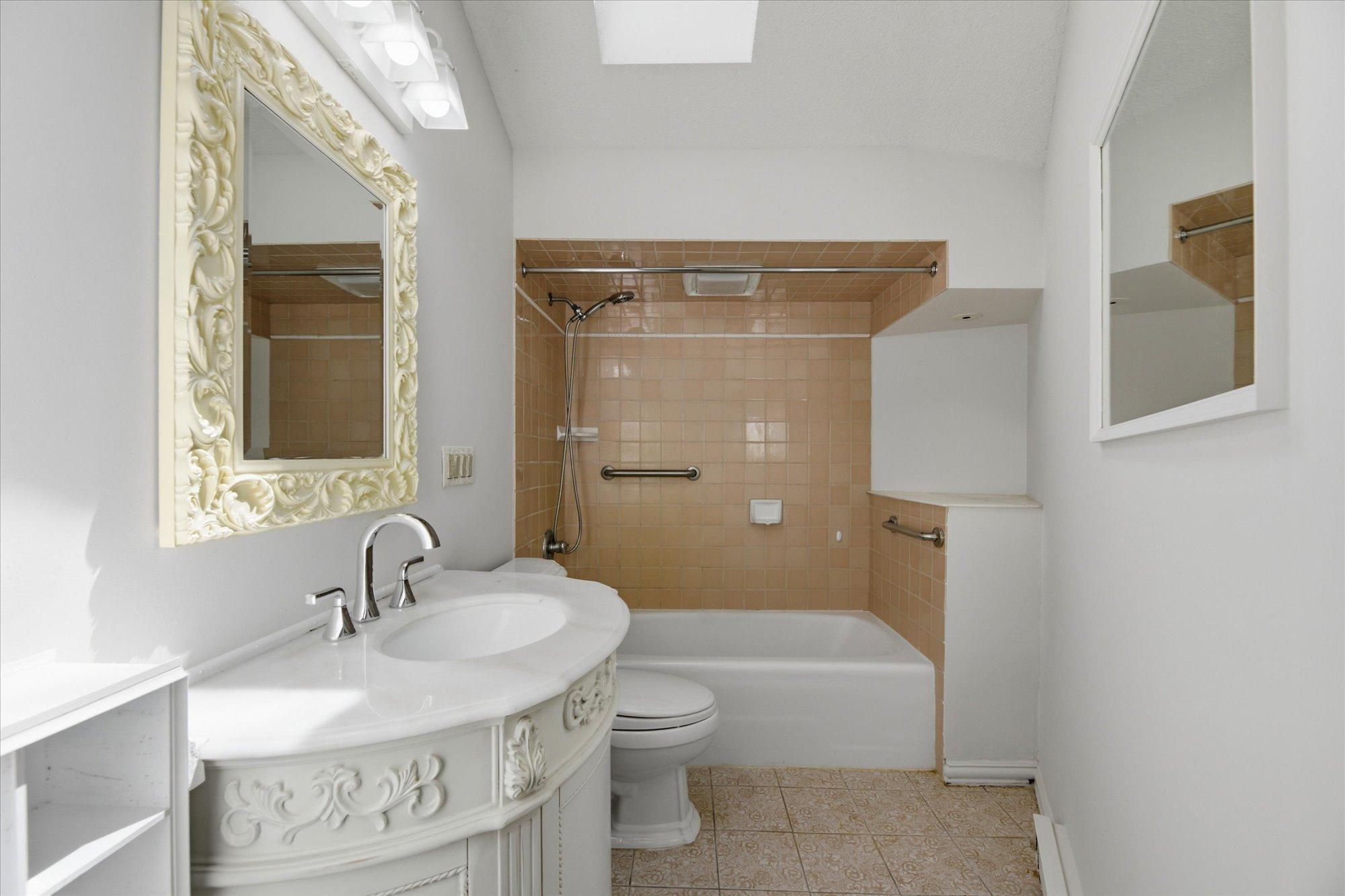 Main House Bath. New Paint.