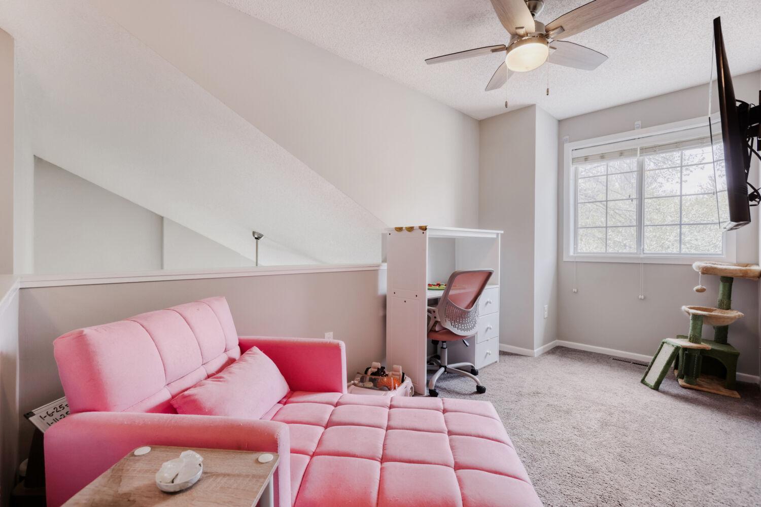 Upstairs loft area