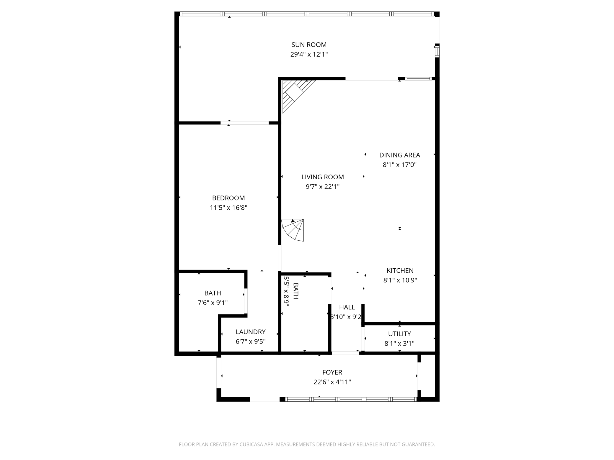 Main floor layout.