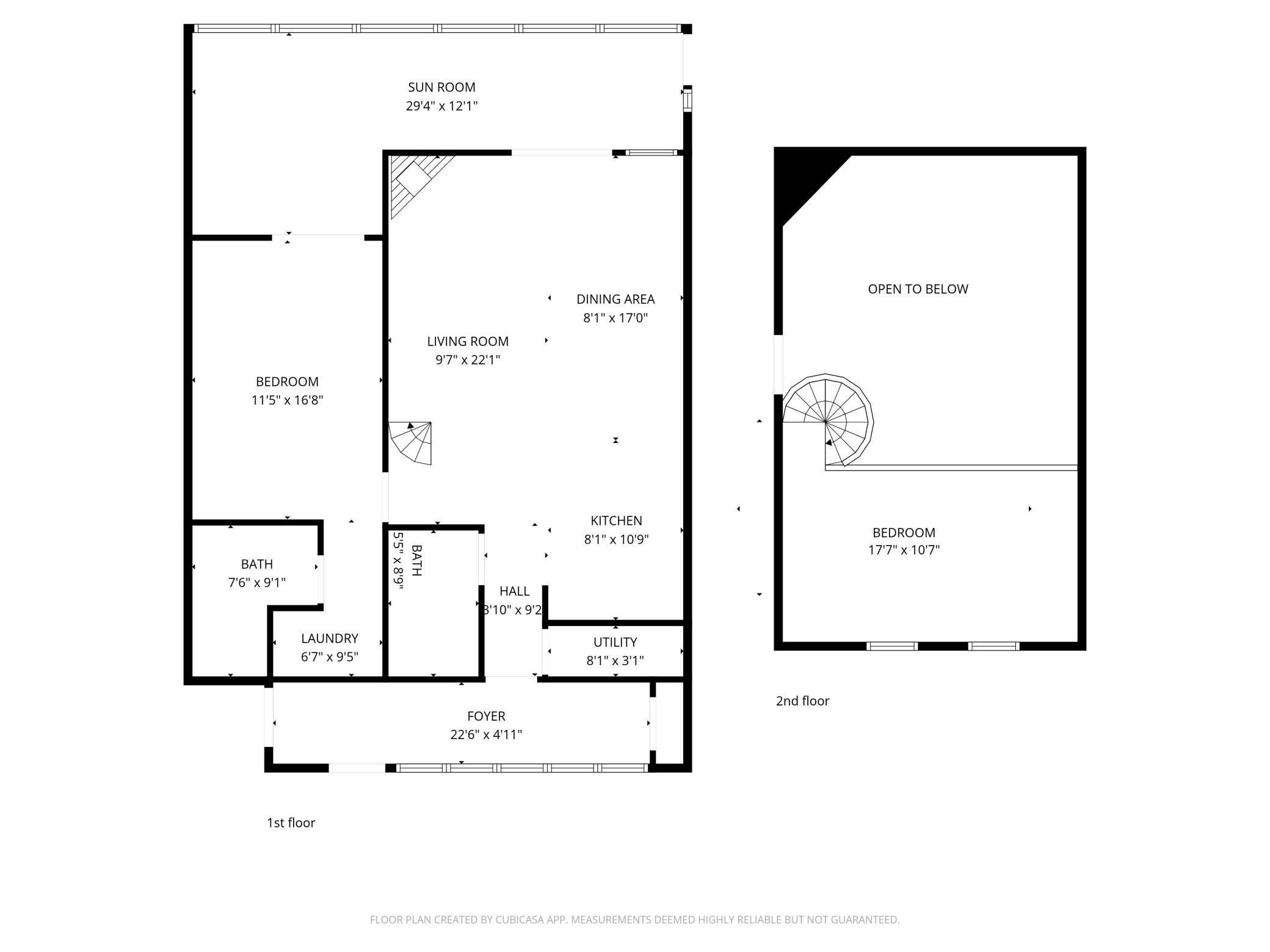 Main Floor & Loft Layouts