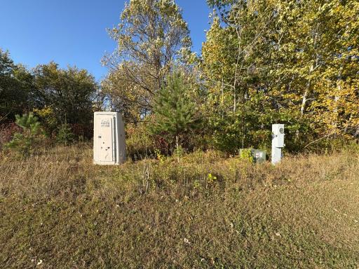 North end of property- power