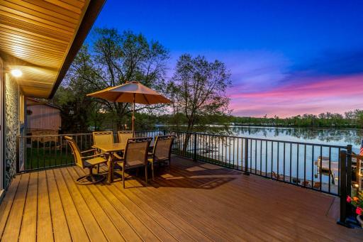 The no maintenence deck off the kitchen provides amazing views