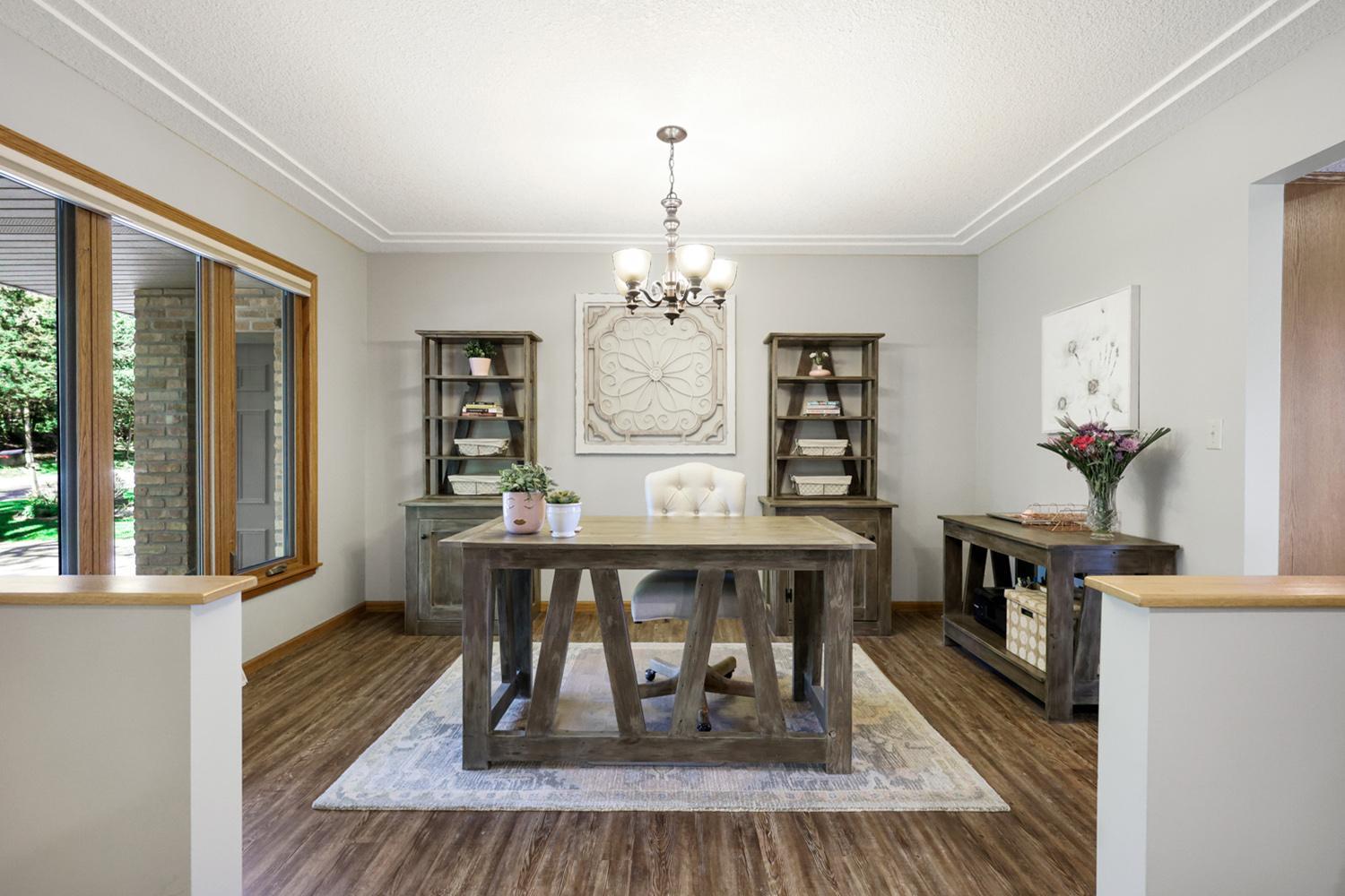 Main floor office or formal dining area