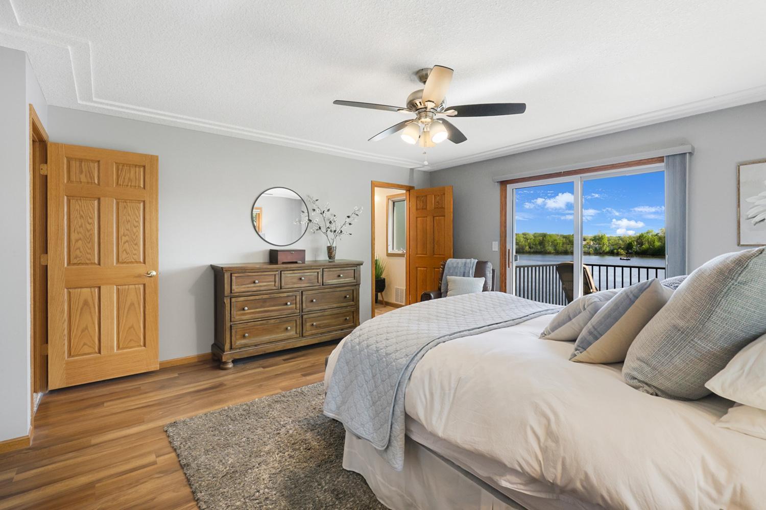 Large primary suite.