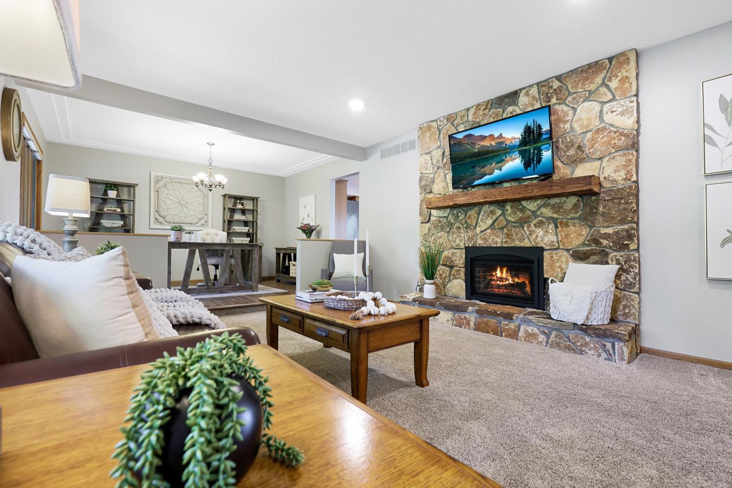 Welcoming main floor living room