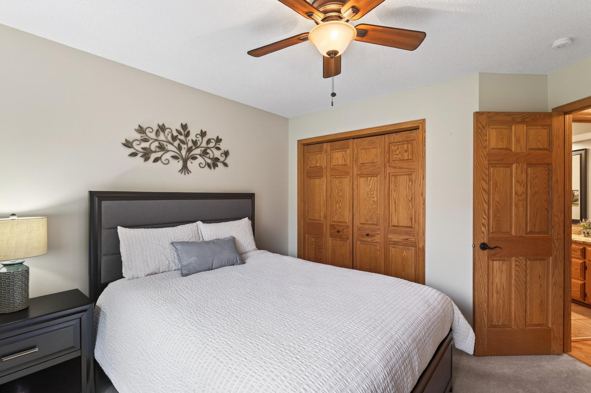Solid 6-panel doors throughout the home