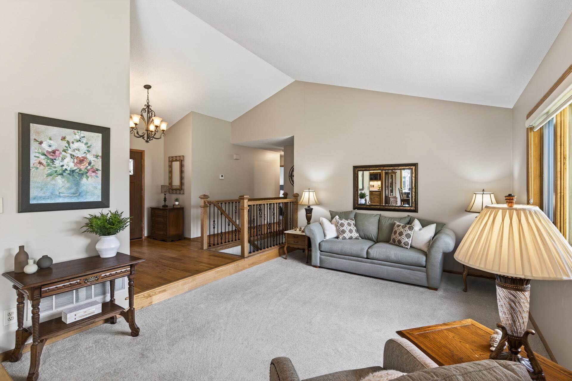 Large and open living room