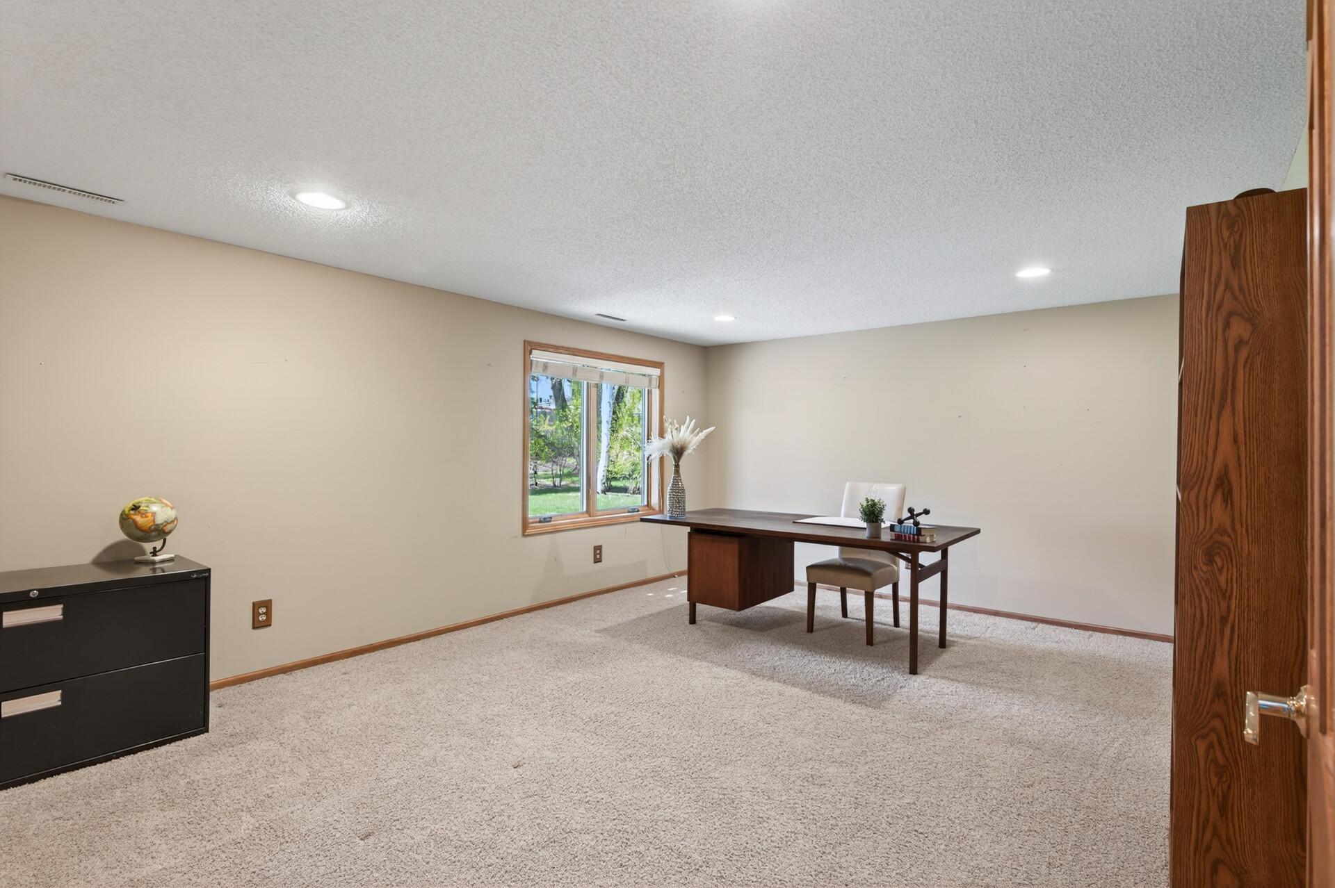 4th bedroom in the basement
