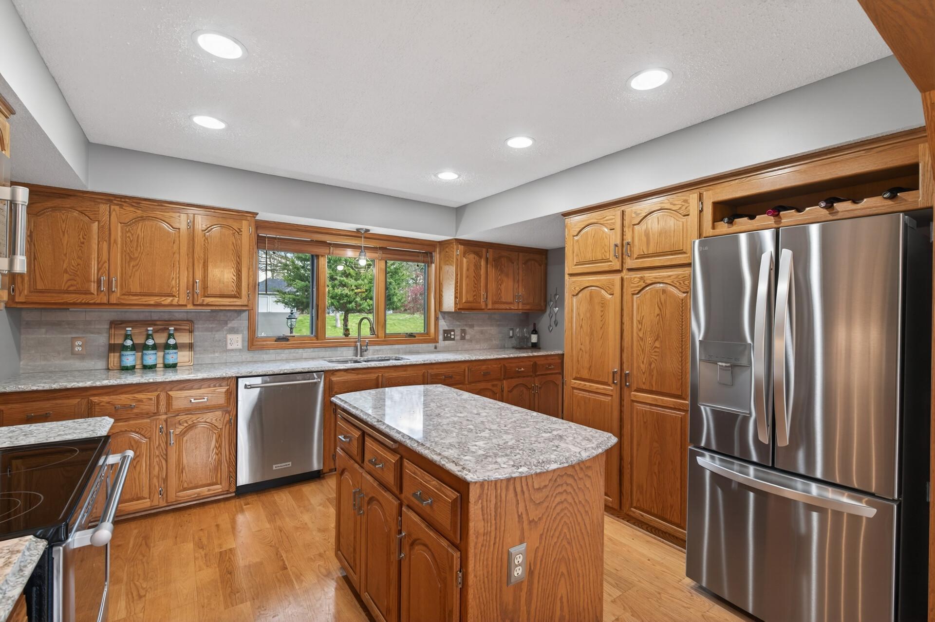 Custom kitchen with Cambria countertops