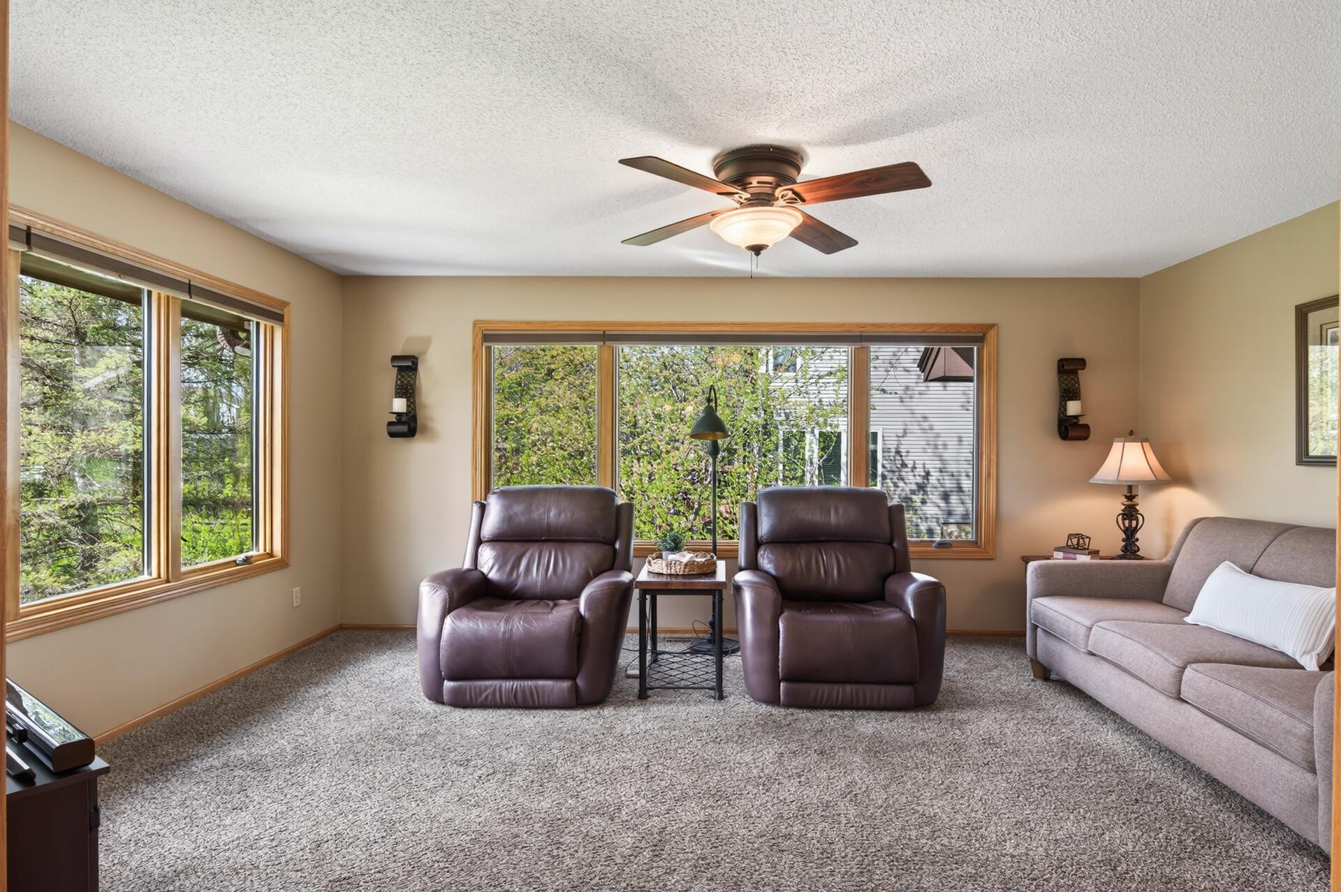 Gorgeous views out of the sun room windows