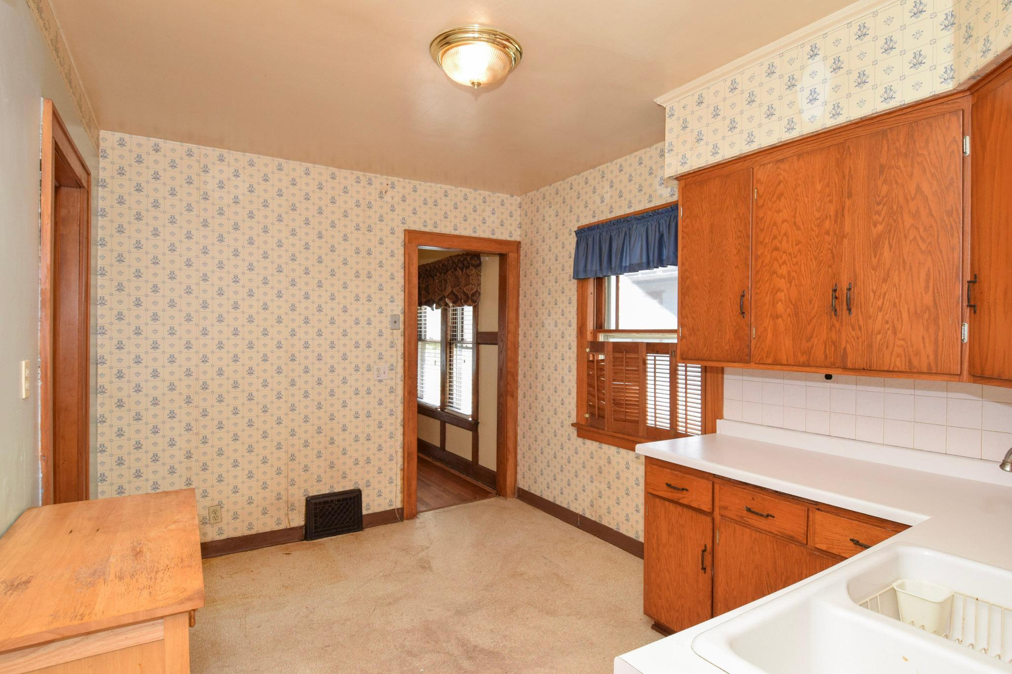 Looking to dining room entrance.