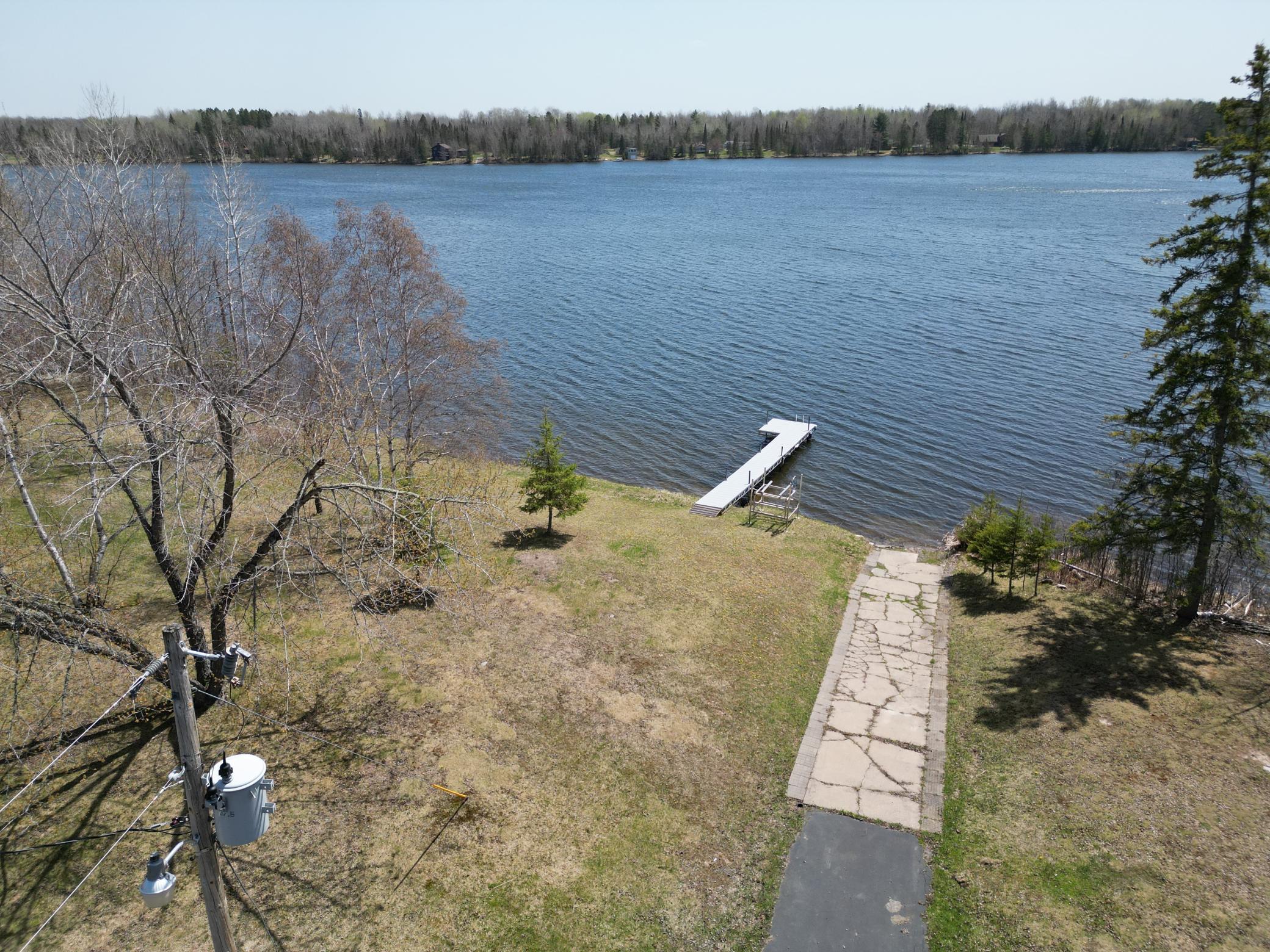 Long lake is a private lake with no public access - this property features a private boat launch!