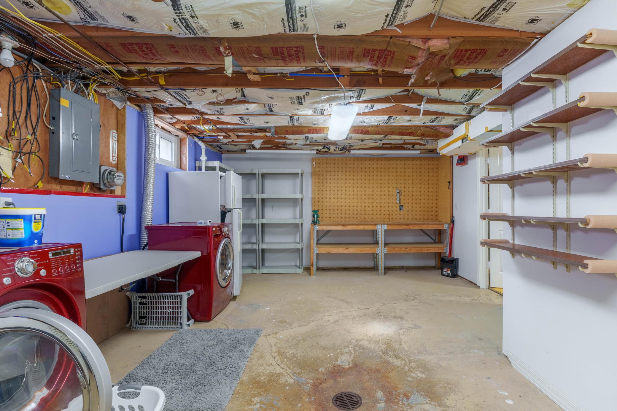 Basement Utiltiy Laundry