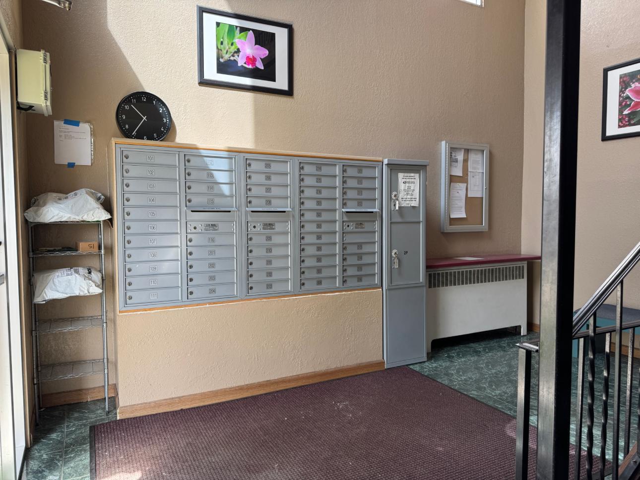 Mail Room/Front entrance