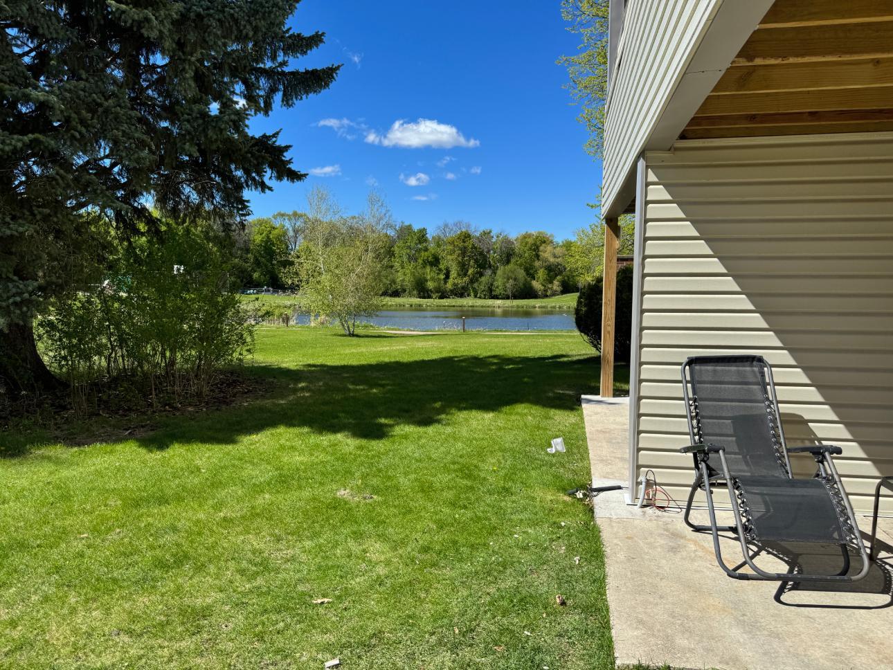 view from patio