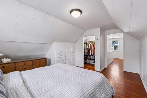 Note the built-in drawers as well. No wasted space up here!