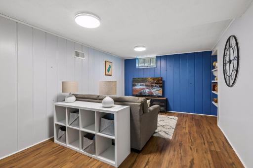Lower level family room! Perfect for game day or movie night!