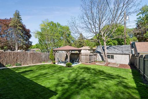 Fully fenced in with gates and privacy fence! Have your own little garden too!