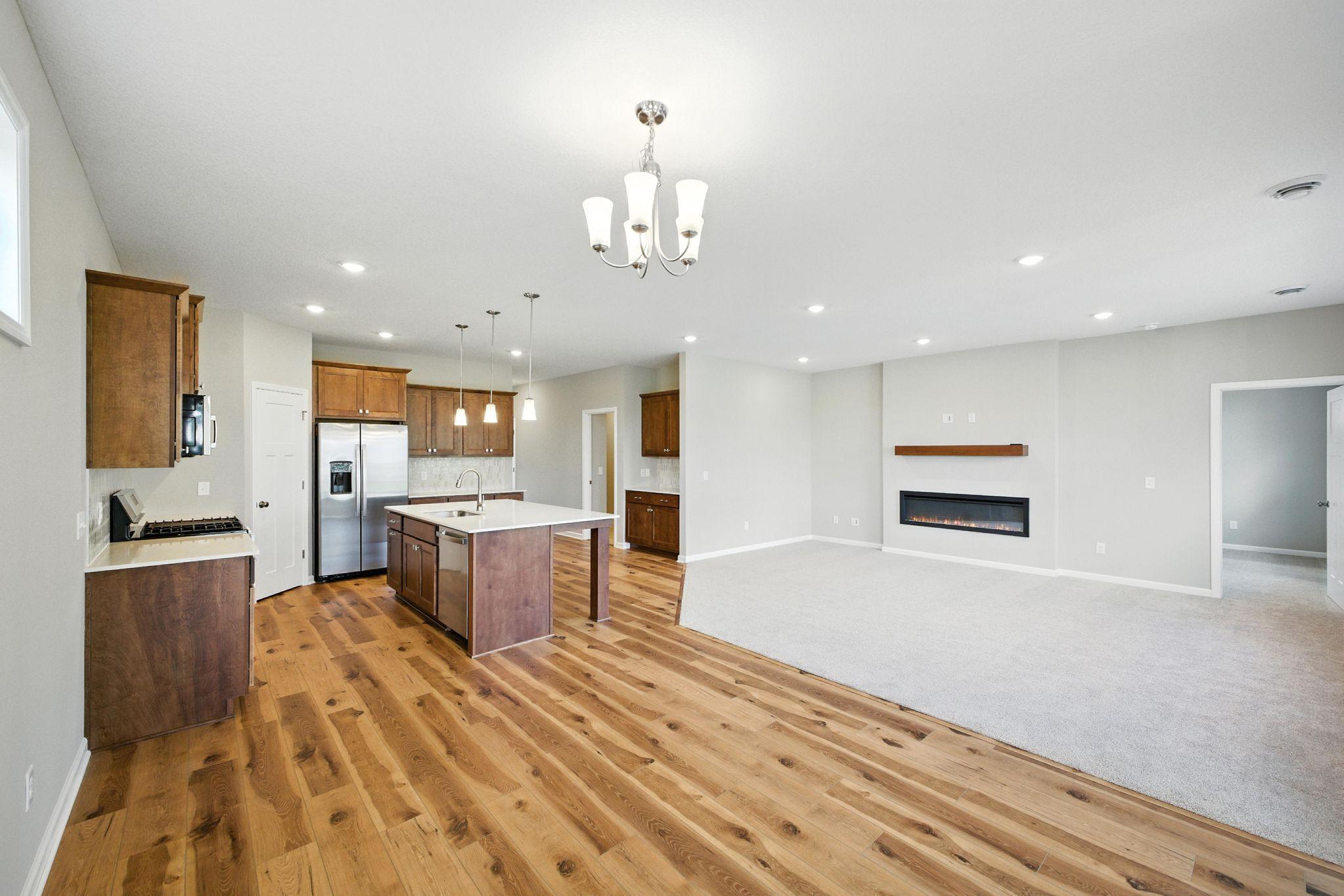 Good sized dining area for many to gather and enjoy representational photo.