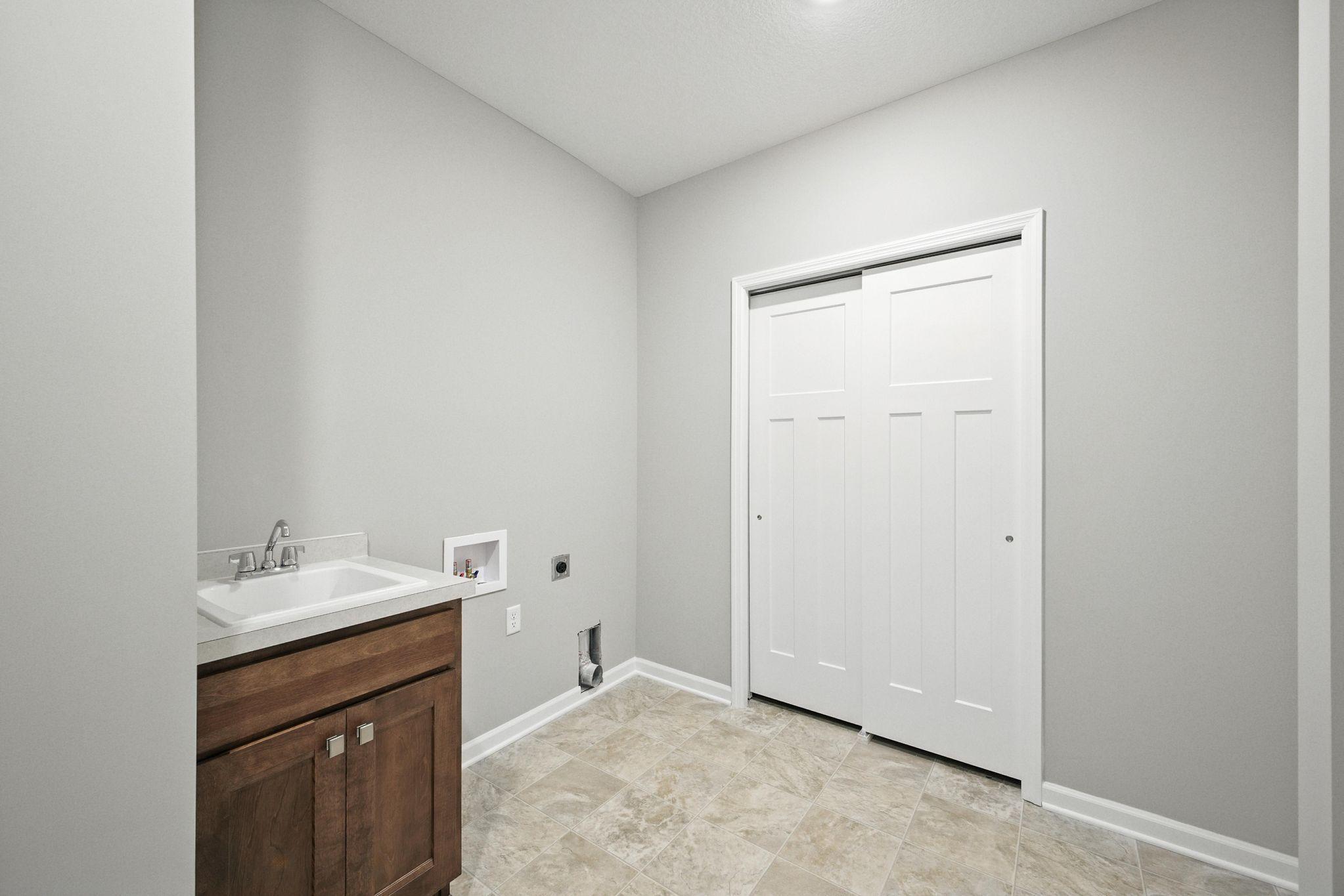 Laundry/Mudroom, with sink representational photo!