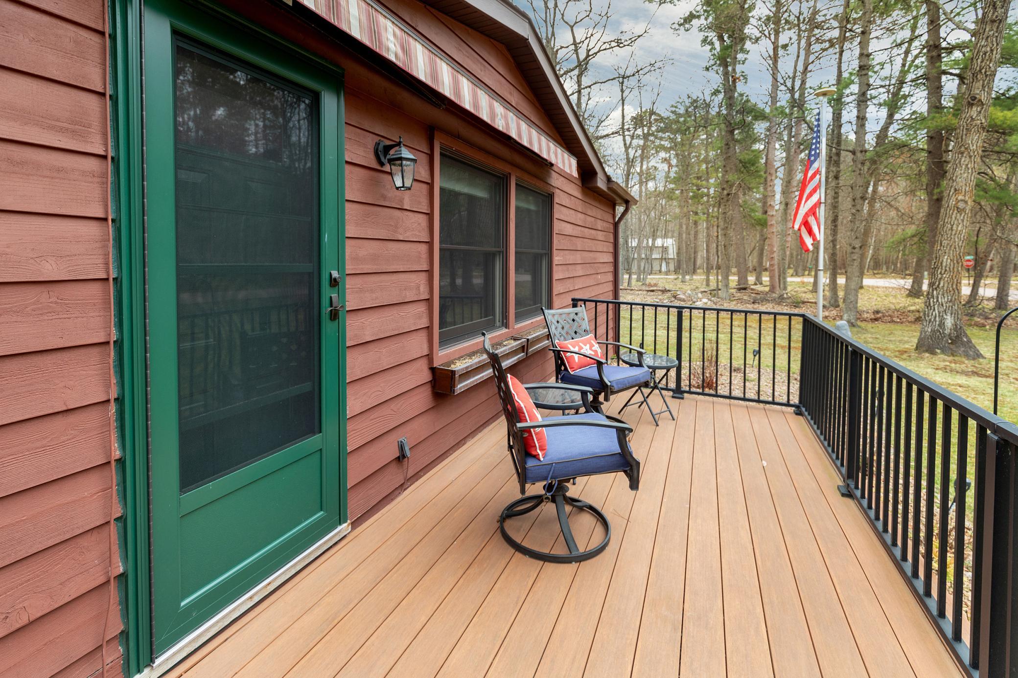Front deck