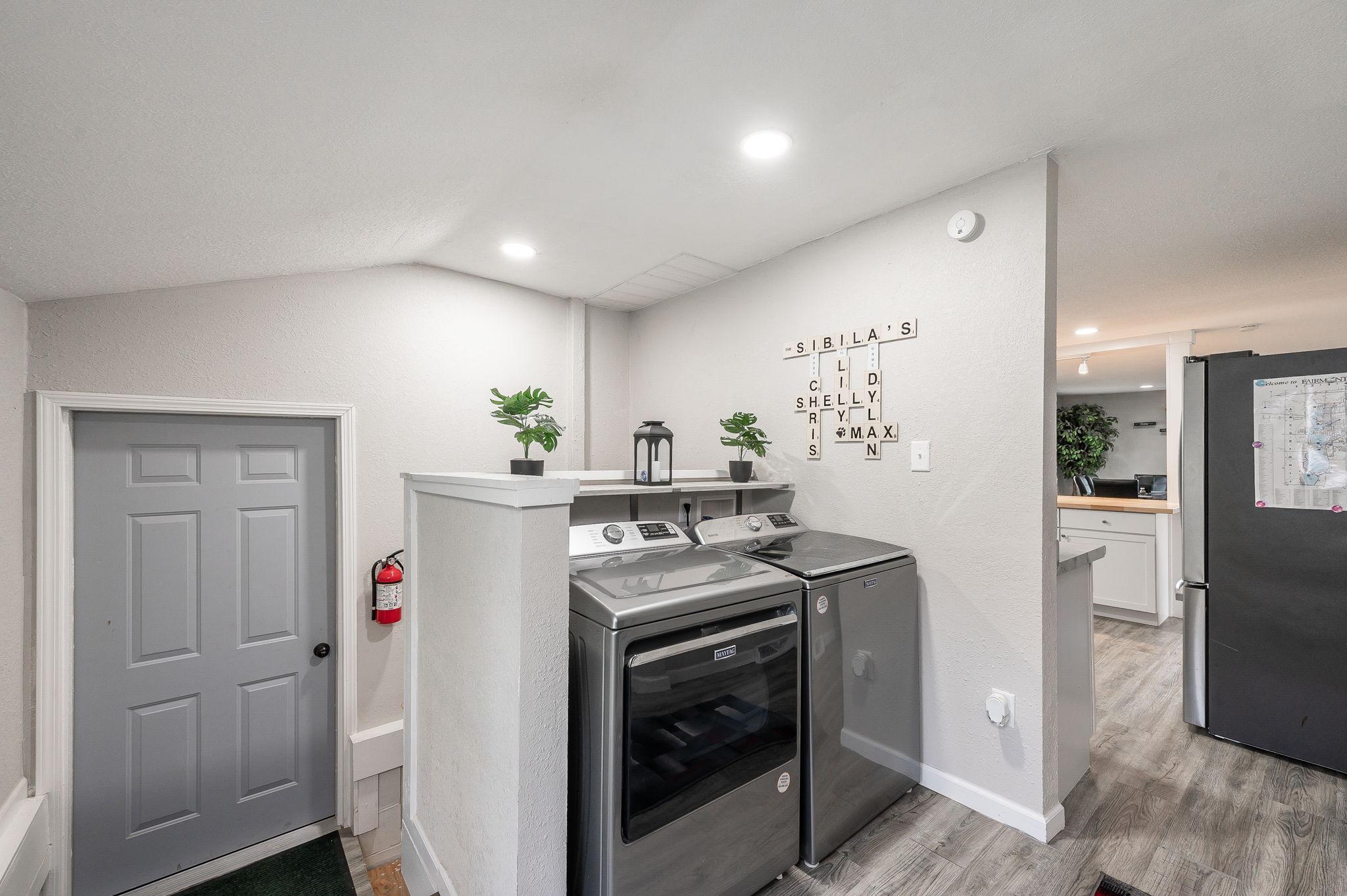 Laundry entry from Garage