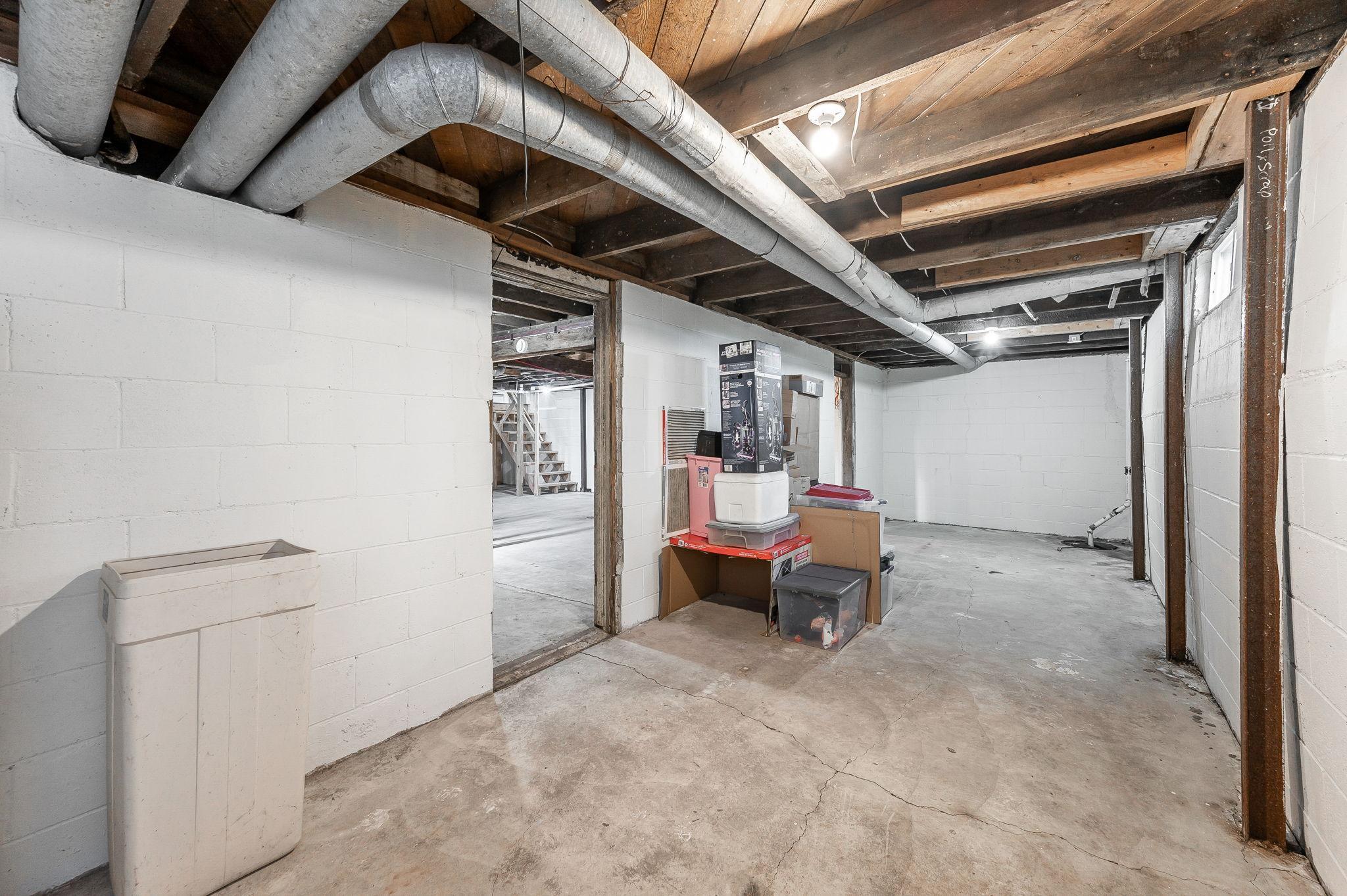 Basement Storage Area